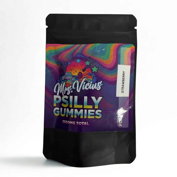 Mrs Vicius - Strawberry Psilly Mushroom Gummies — Mush Love MI