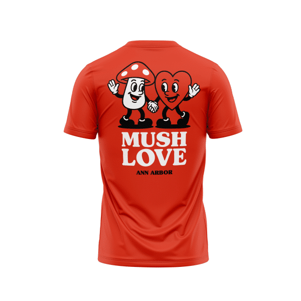 Mush Love - Logo T Shirt Red