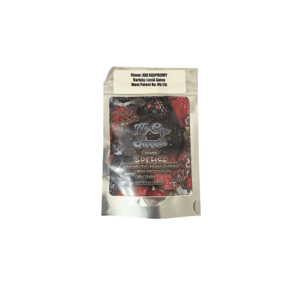 No Cap - XXX Raspberry Softies (500mg per) — Mush Love MI