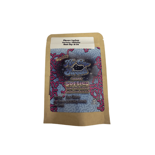 No Cap - Lychee Mushroom Softies 500mg per — Mush Love MI