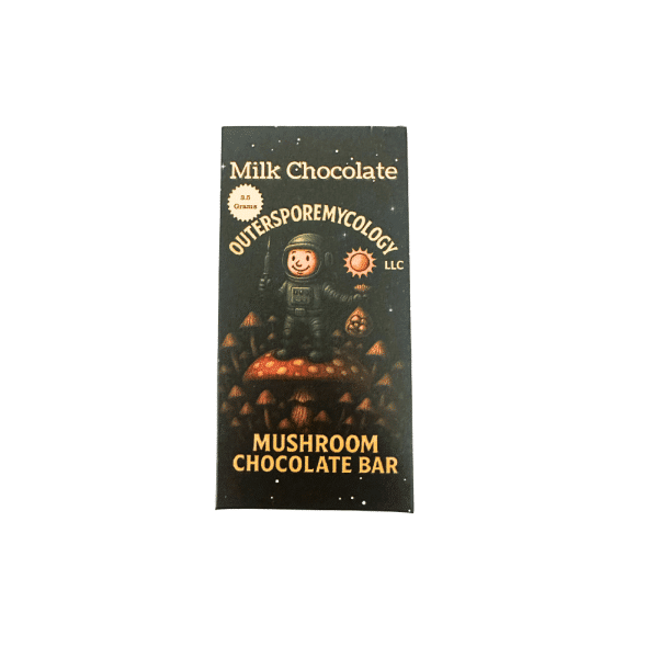 Outer Spore Mycology - Milk Chocolate Chocolate Bar 3.5g
