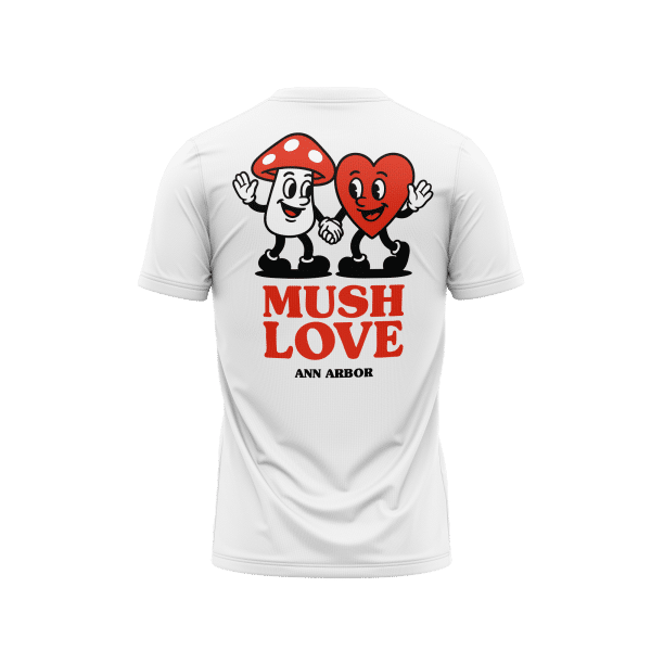 Mush Love - Logo T Shirt White