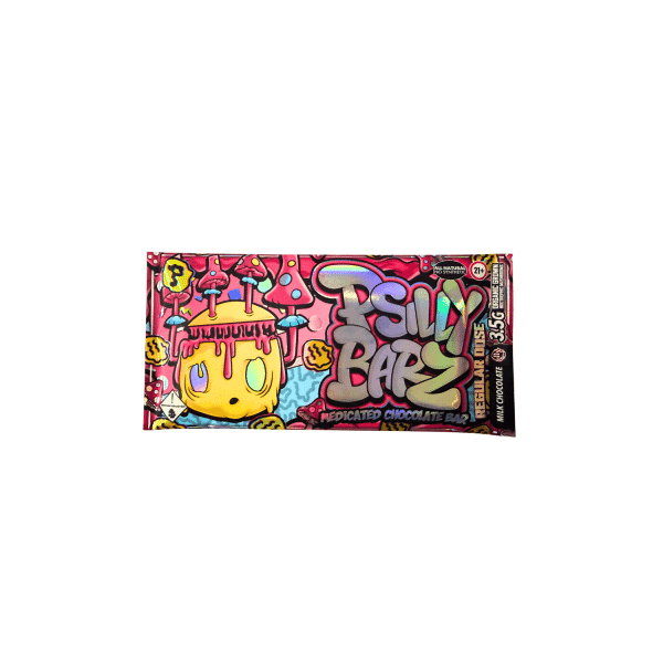 Psilly Barz - Milk Chocolate Mushroom Bar 3.5g — Mush Love MI
