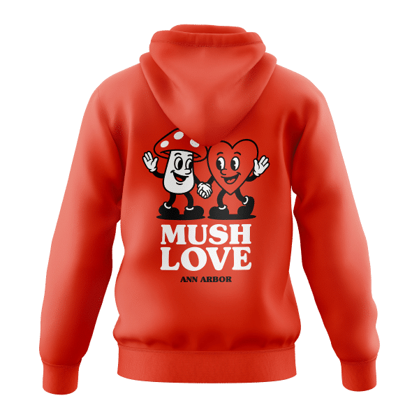 Mush Love - Logo Hoodie Red